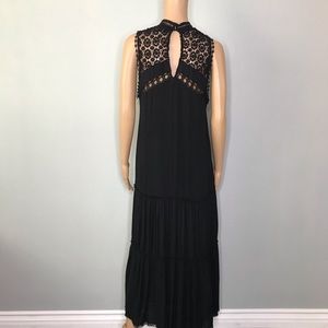 Fate Dresses - Black pocketed crocket lace dress Fate Dresses - Black pocketed crocket lace dress